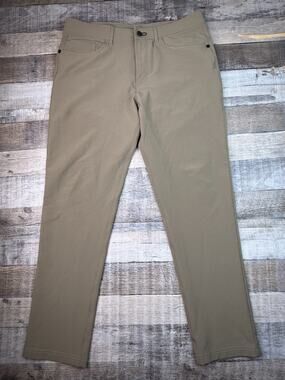Public Rec Dealmaker Pants Mens 32x30 Straight Leg Performance Chino Brown